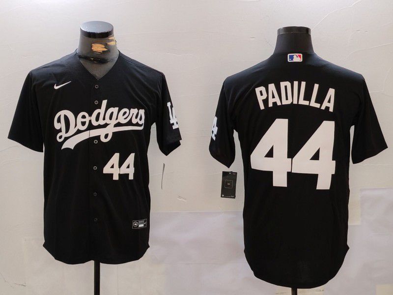 Men Los Angeles Dodgers 44 Padilla Black Game 2024 Nike MLB Jersey style 5